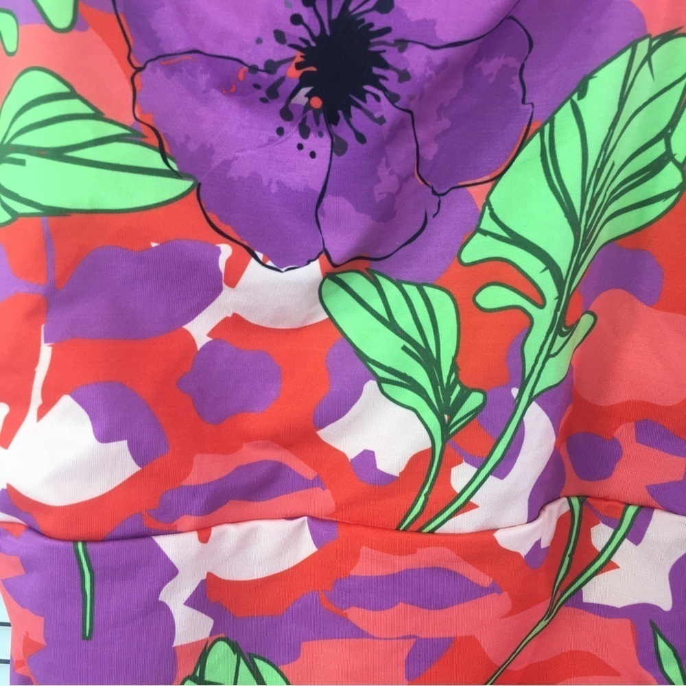 NEW Beth Richards Straight One Piece Swimwear Floral Size XS - Picture 6 of 7